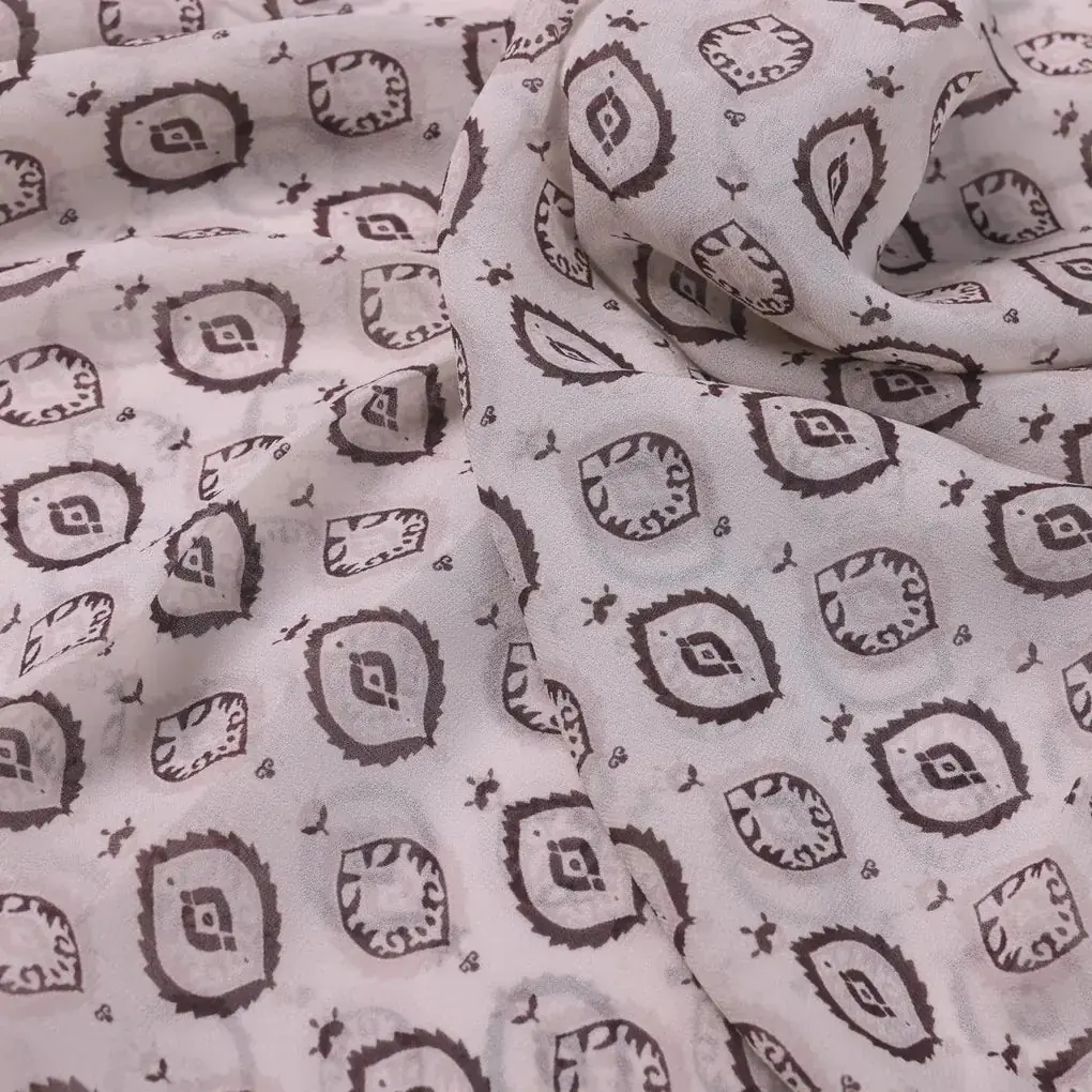 Small Abstract Motif Digital Printed Fabric - Image 3