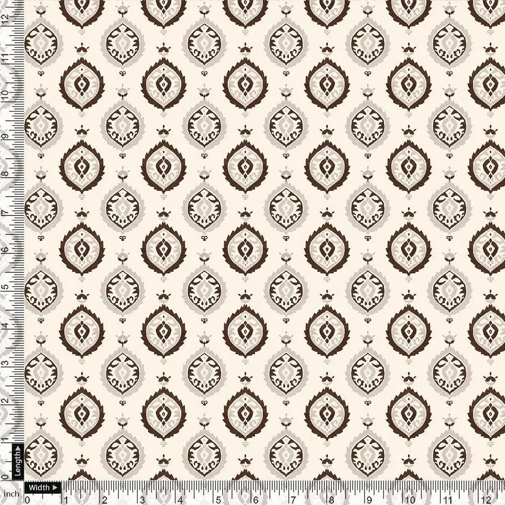 Small Abstract Motif Digital Printed Fabric - Image 4