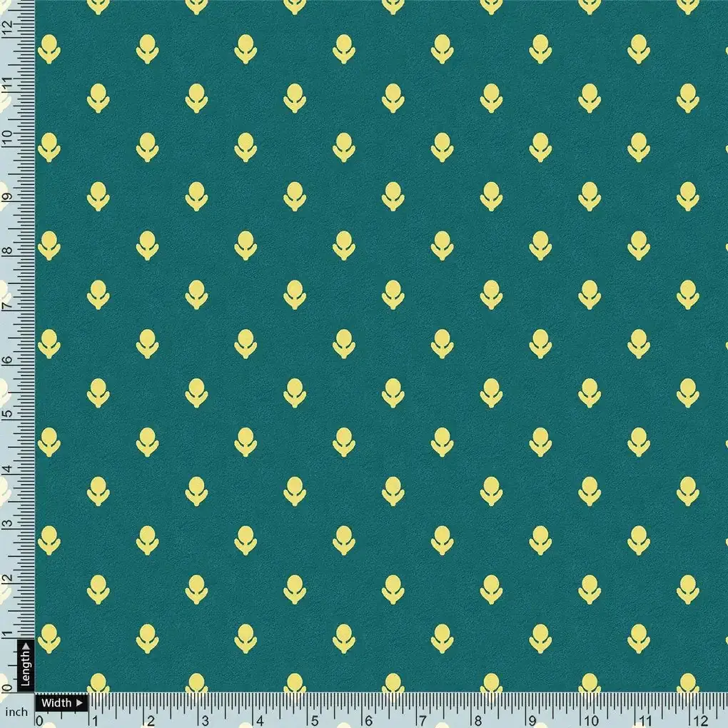 Small and Single Motif Digital Printed Fabric - Weightless - Image 4