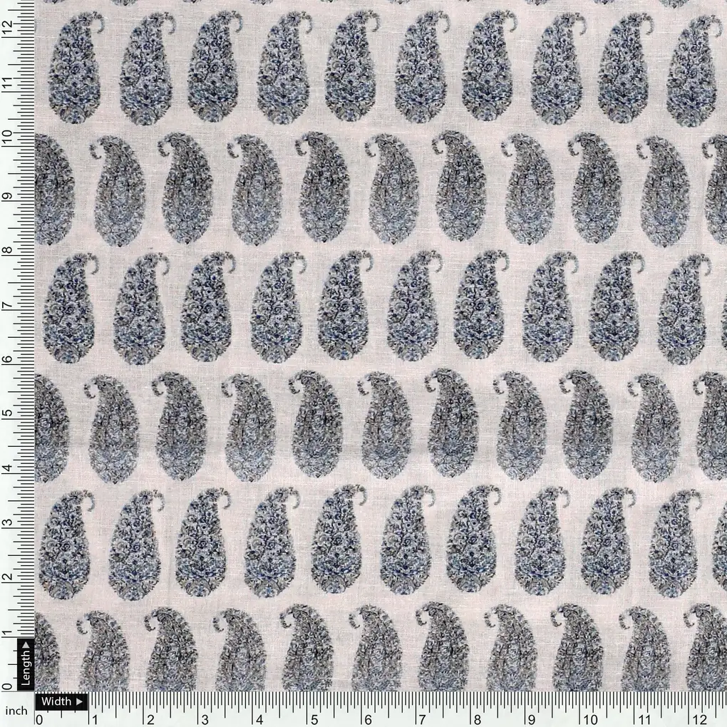 Small Mango Inside Tiny Design Look Digital Printed Fabric - Pure Cotton - Image 4