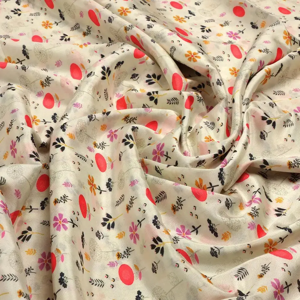 Small Motif Flowers Digital Printed Fabric - Image 3