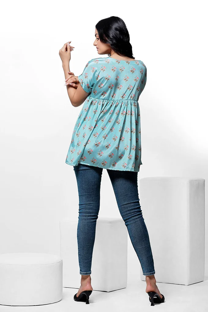 Stunning Floral Print Top - Image 4