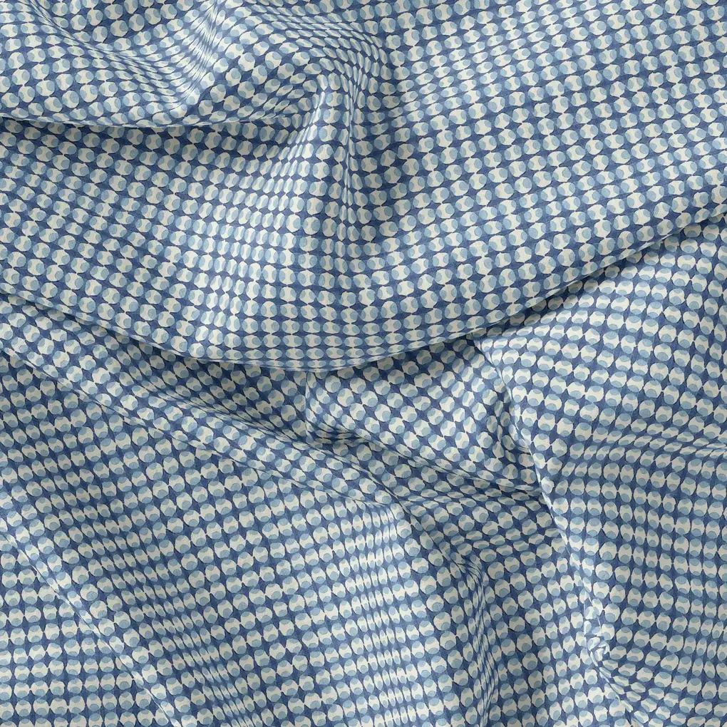 Tiny Repeat Puzzle Balls Circle Digital Printed Fabric - Image 4