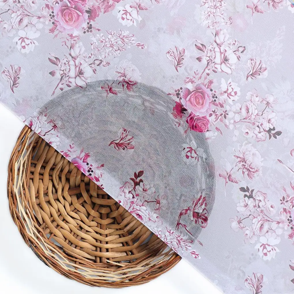 Tiny Roses Of Seamless Pattern Digital Printed Fabric - Weightless - Image 2