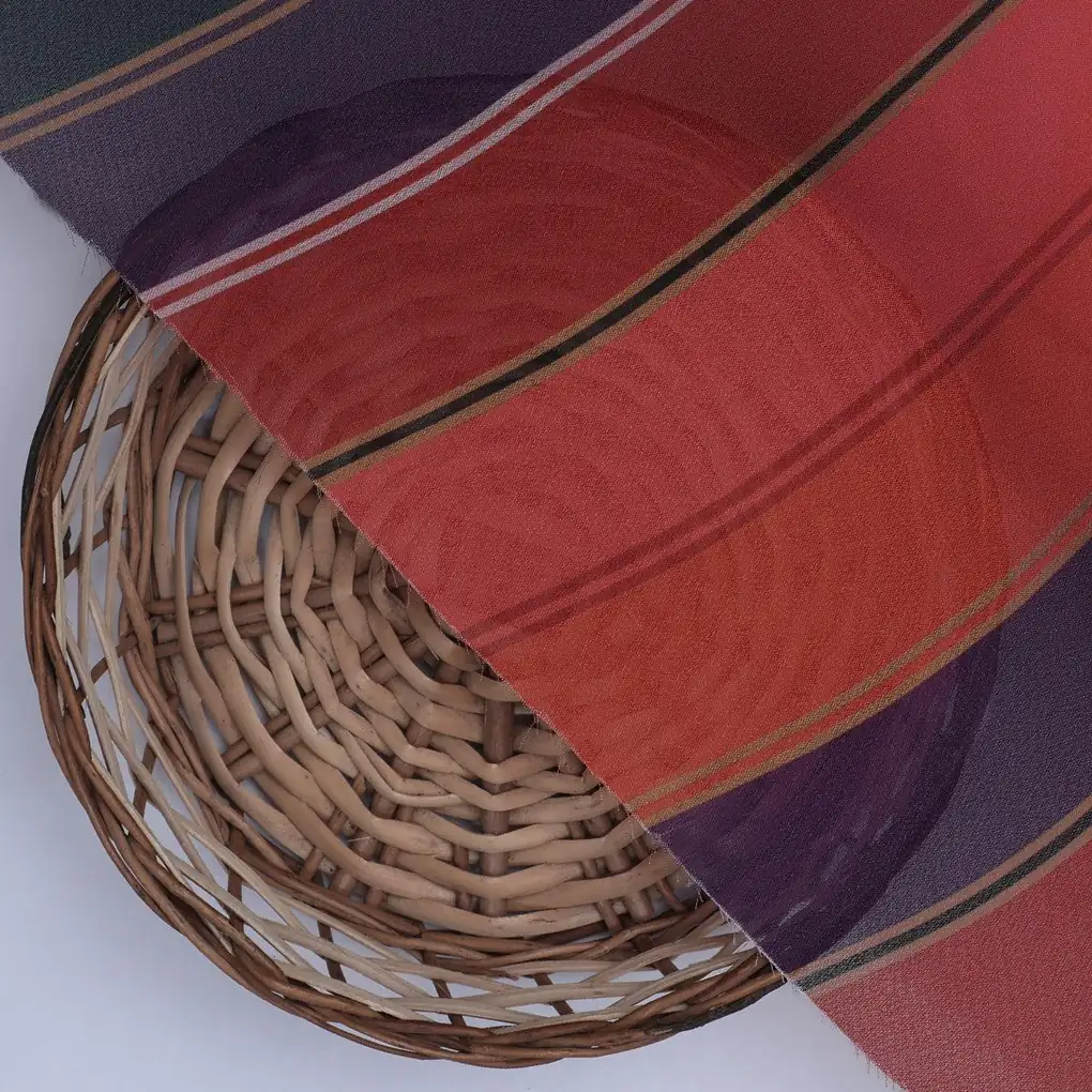Tiny Serpentine Stripes Pattern Digital Printed Fabric - Weightless - Image 2