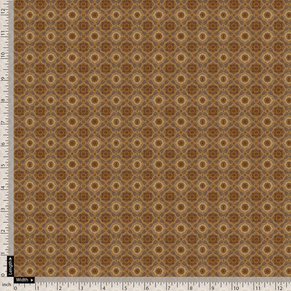 Trending And Beautiful Quatrefoil Digital Printed Fabric - Image 4