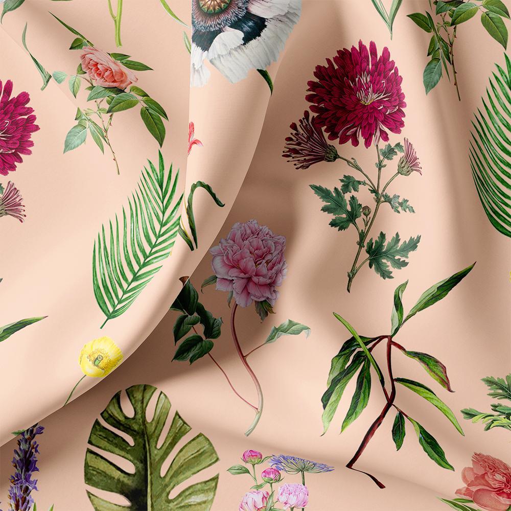 Tropical Flowers Digital Printed Fabric - Image 3