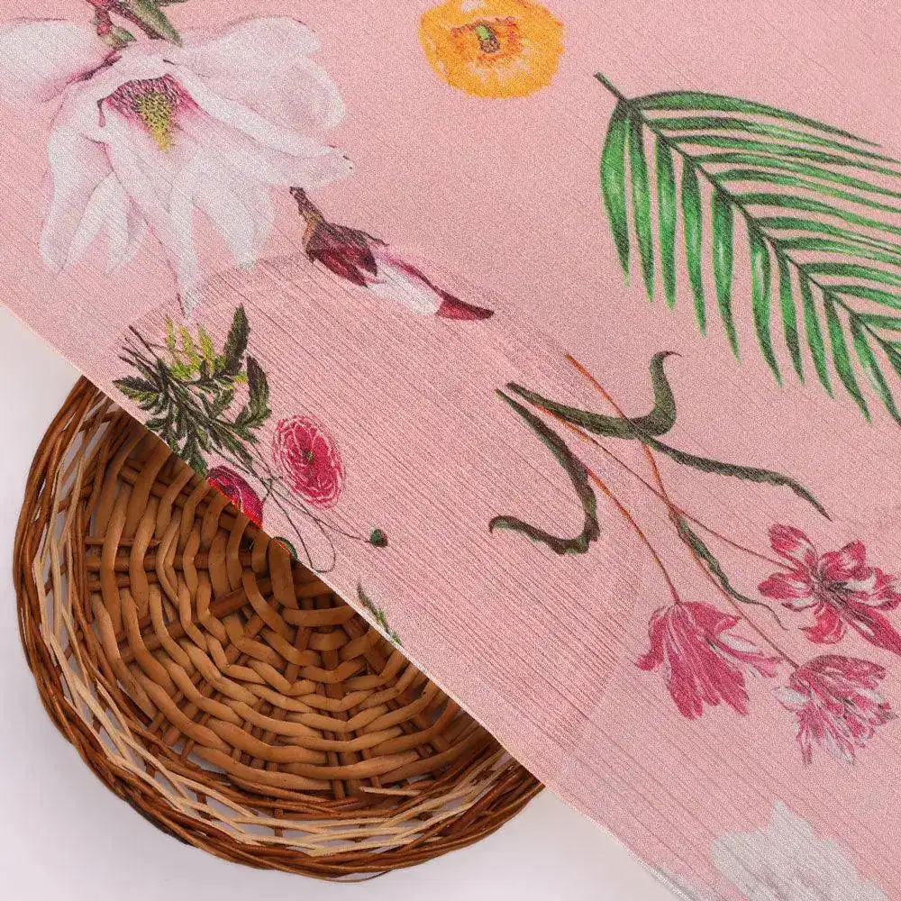 Tropical Flowers Digital Printed Fabric - Image 2
