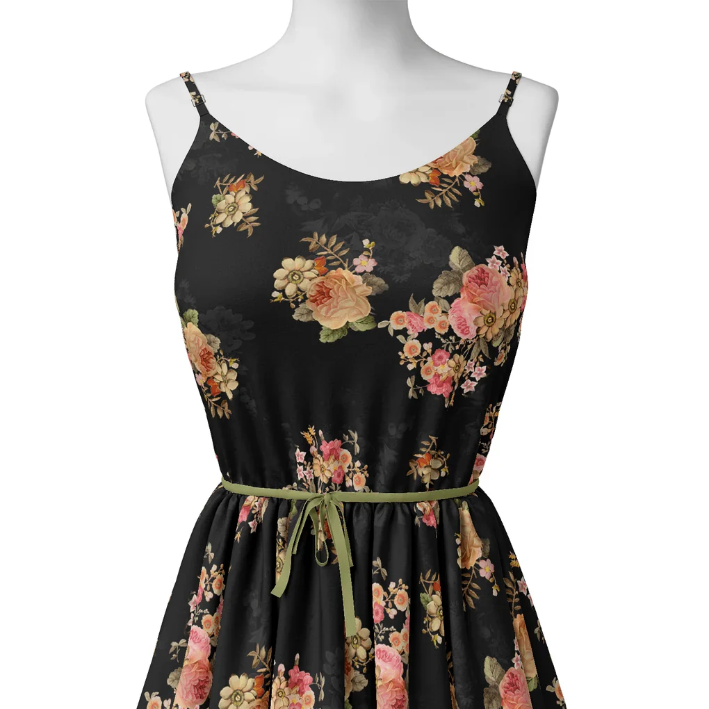 Unique Seamless Multitype Flower Digital Printed Fabric - Image 2