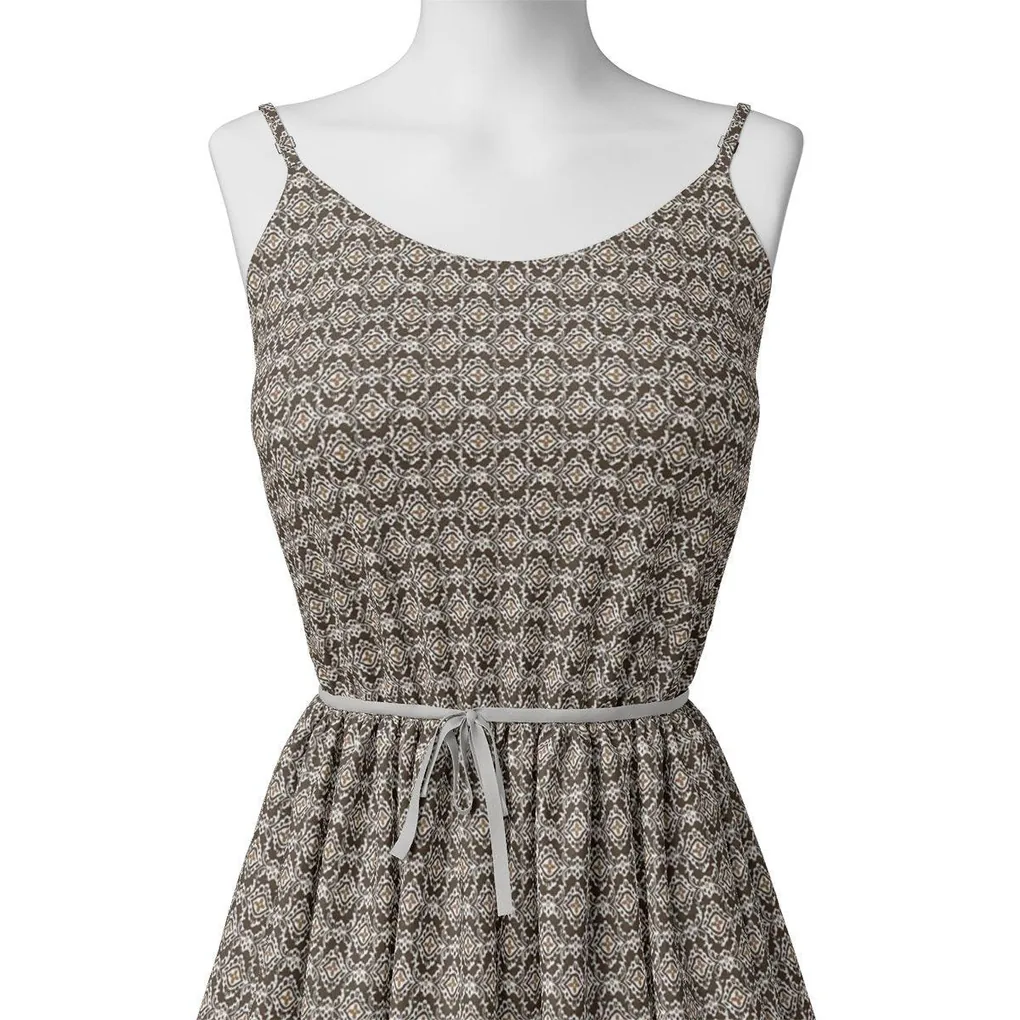 Unique Seamless Repeat With Kabul Colour Digital Printed Fabric - Pure Georgette - Image 2