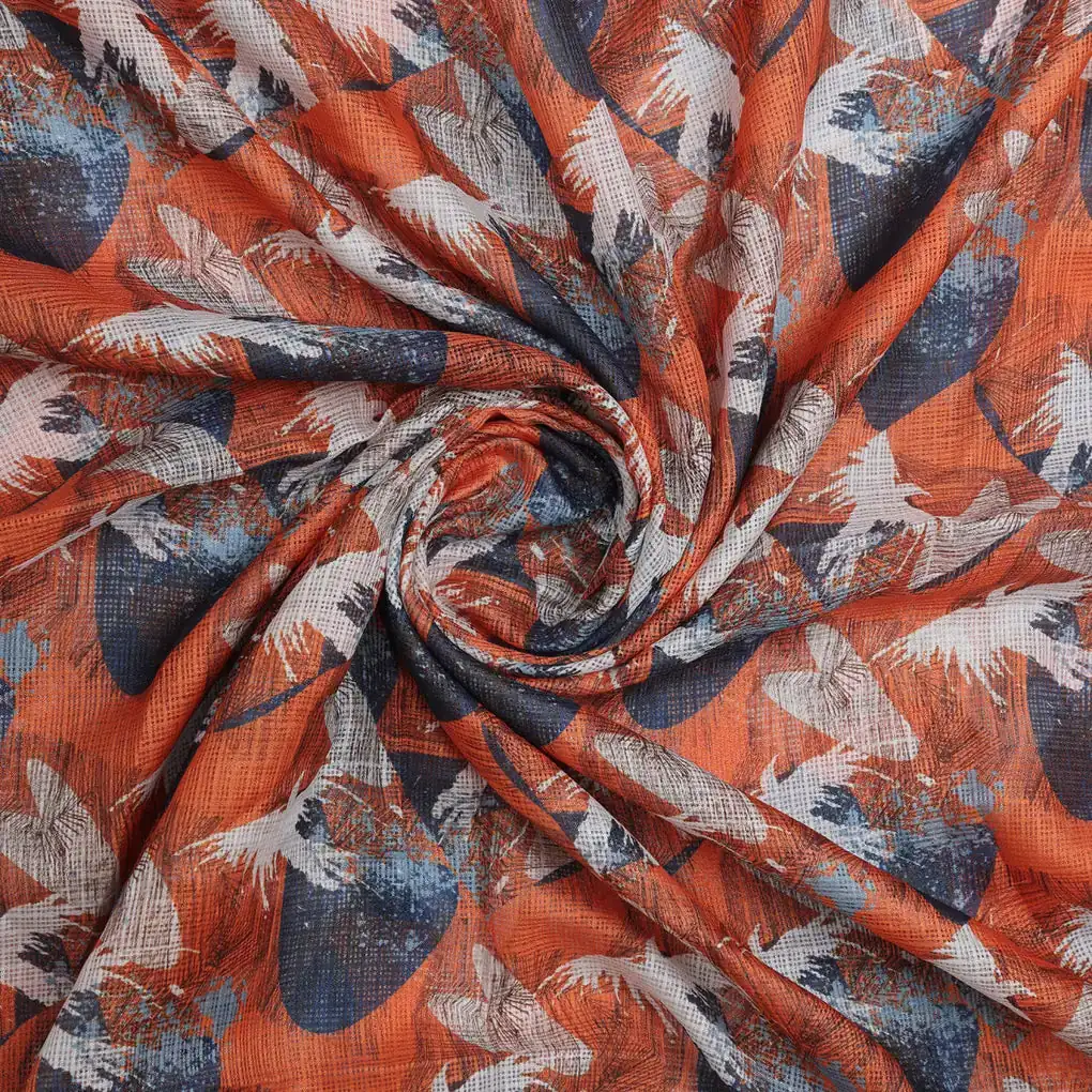 Vibrant and Classy:  Kota Doria Fabric Material - Image 3