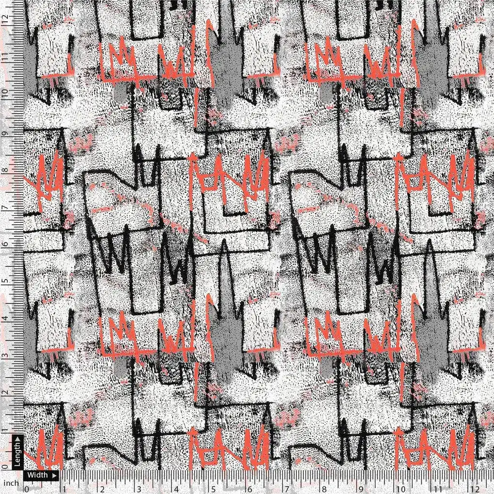 Vintage Art Of Wall Digital Printed Fabric - Image 4