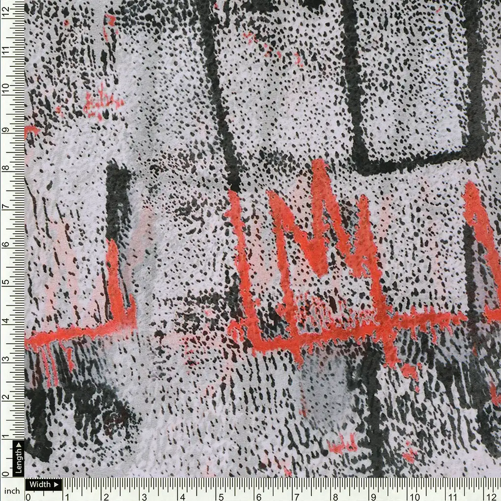 Vintage Art Of Wall Digital Printed Fabric - Weightless - Image 4