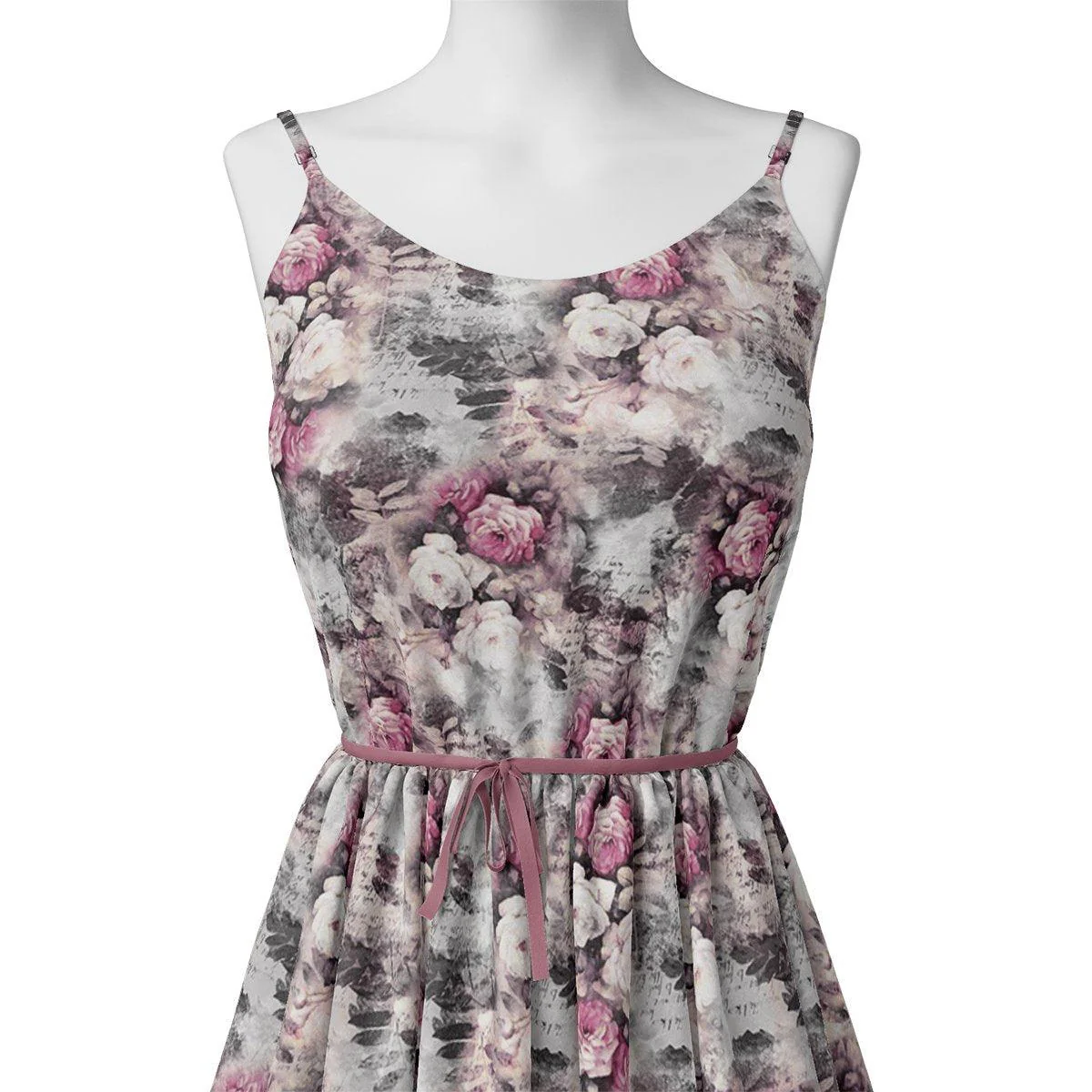 Vintage Floral Art Collection Digital Printed Fabric - Image 2