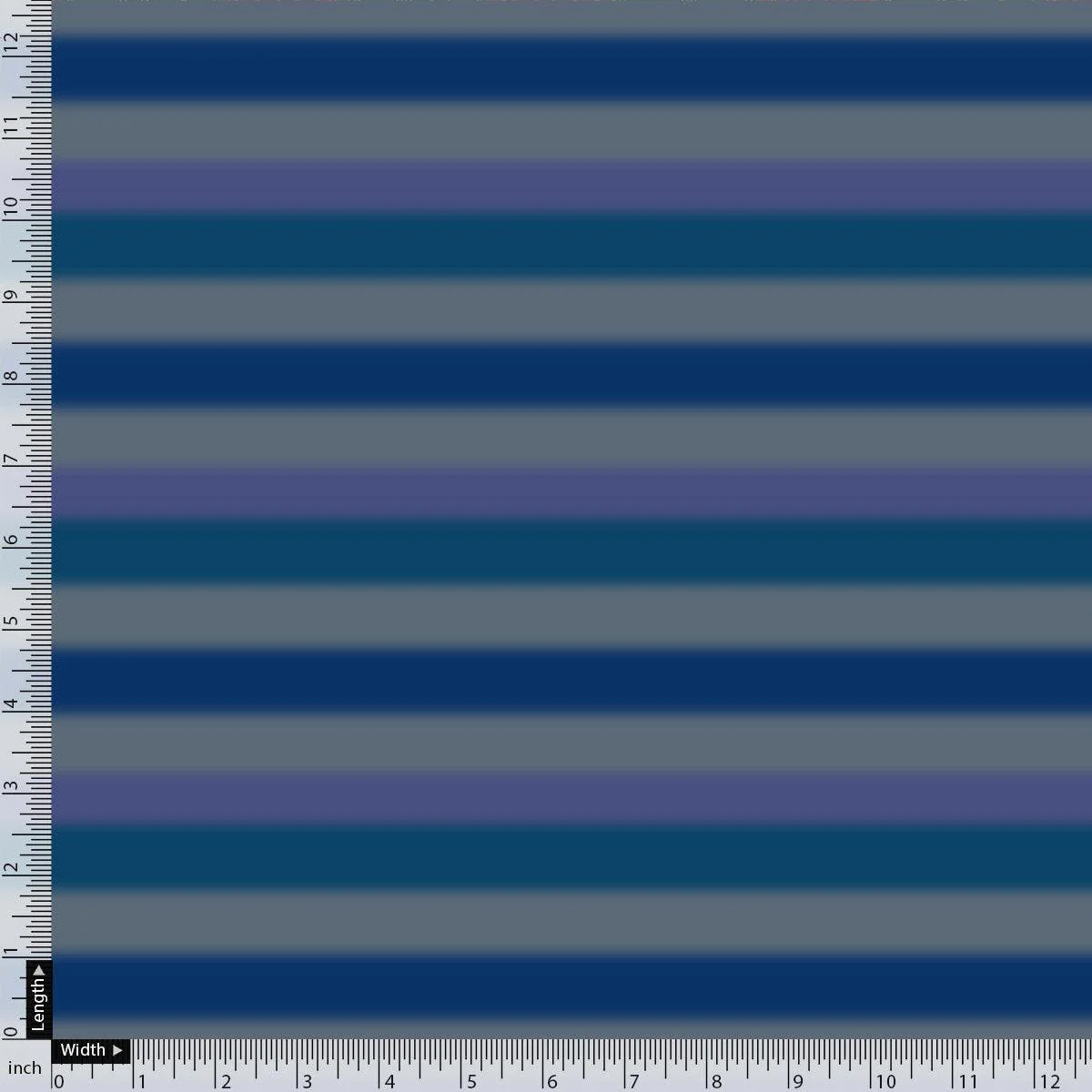 Vintage Shadow Strips Digital Printed Fabric - Weightless - Image 4