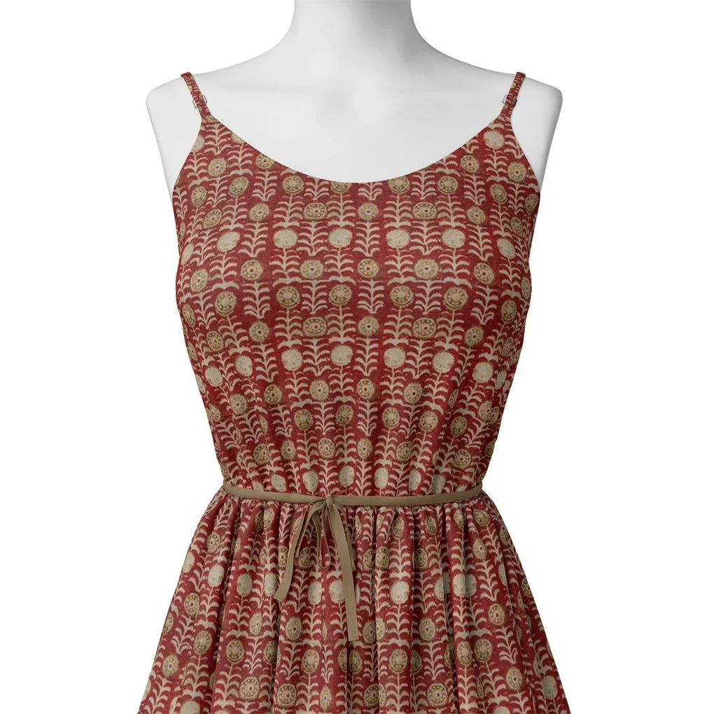Vintage Sunflower Repeat Digital Printed Fabric - Image 2