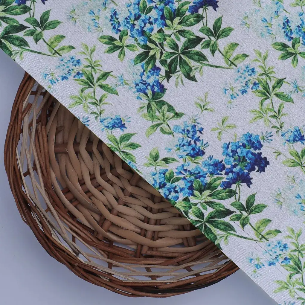 Watercolour Digital Paint Art Digital Printed Fabric - Japan Satin - Image 2