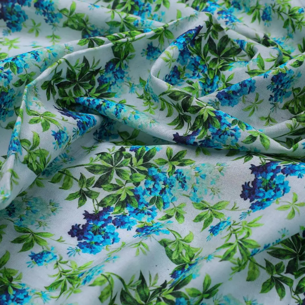 Watercolour Digital Paint Art Digital Printed Fabric - Cotton - Image 3
