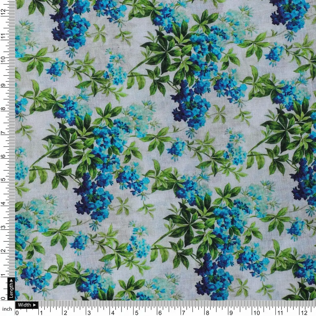 Watercolour Digital Paint Art Digital Printed Fabric - Cotton - Image 4