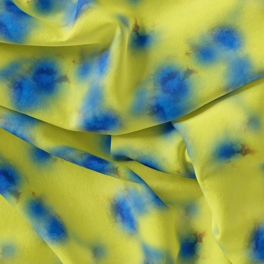 Watercolour Southern Platyfish Colour Digital Printed Fabric - Organza - Image 3