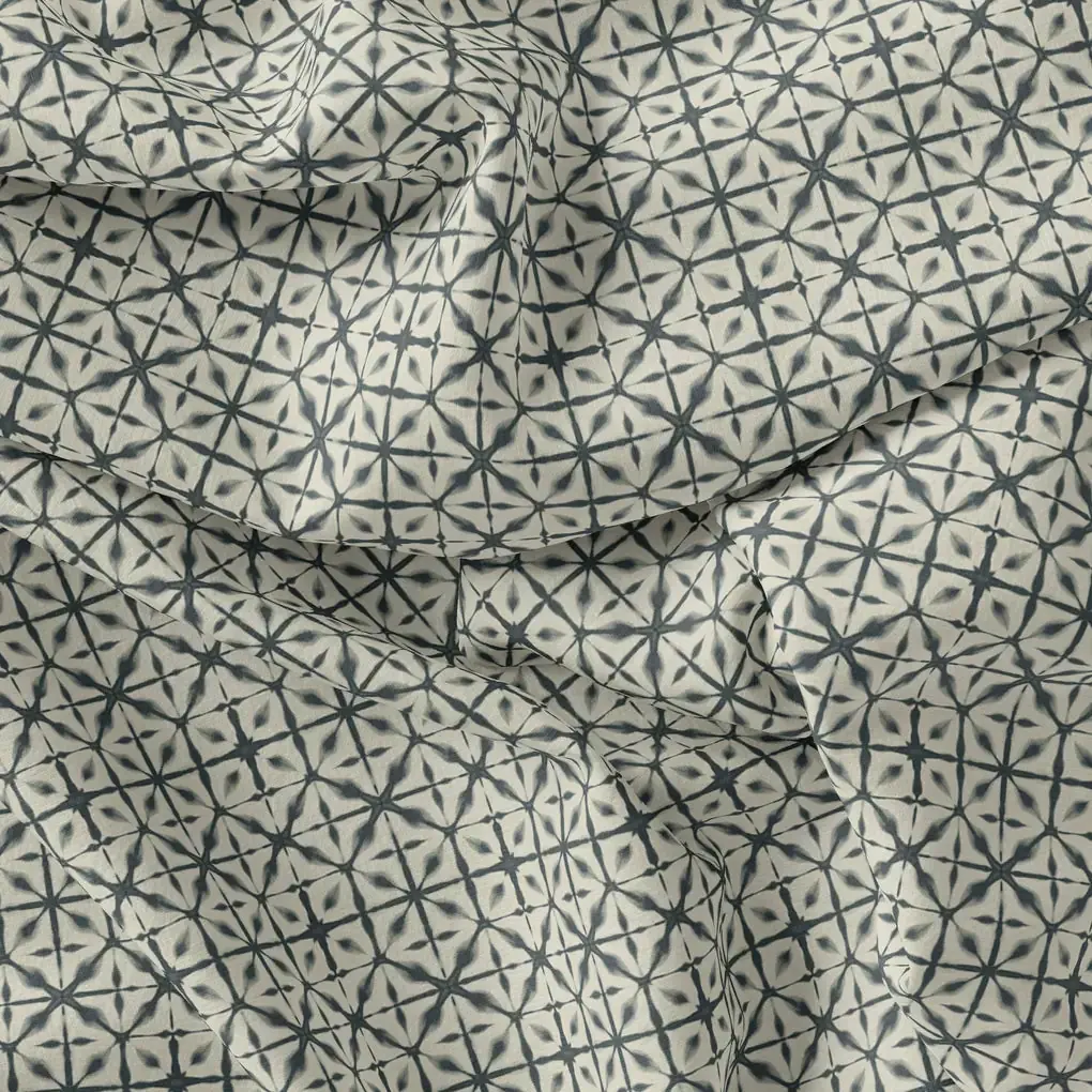 Watercolour Tringle And Square Seamless Pattern Digital Printed Fabric - Image 3