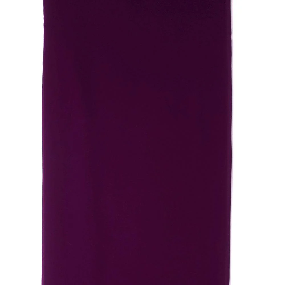 Wine Plain Georgette Solid Fabric - Image 4