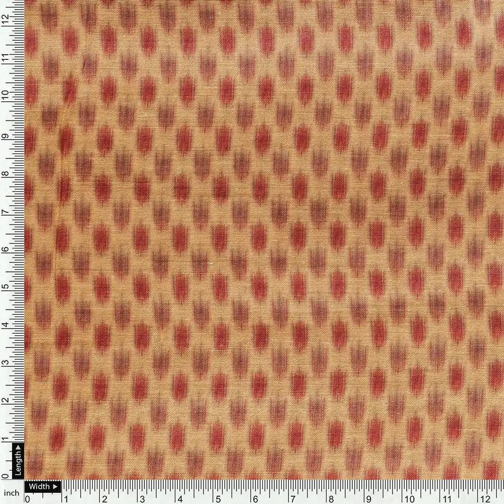 Yellow Muslin Printed Unstitched Fabric Set (5 Meter Set) - Image 6