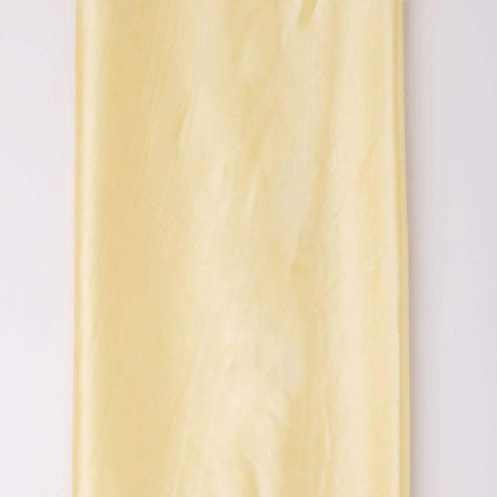 Yellow Plain Japan Satin Solid Fabric - Image 4