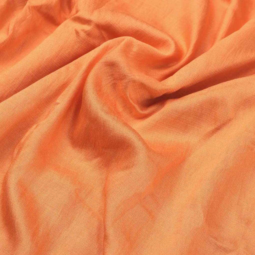 Yellow Colour Self Patterned Dyed Fabric - Image 3